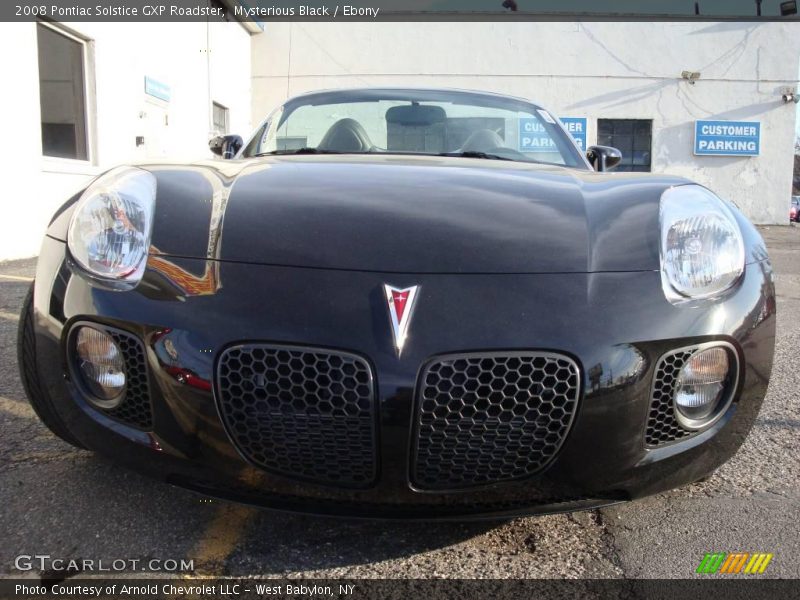 Mysterious Black / Ebony 2008 Pontiac Solstice GXP Roadster