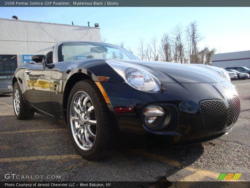 Mysterious Black / Ebony 2008 Pontiac Solstice GXP Roadster