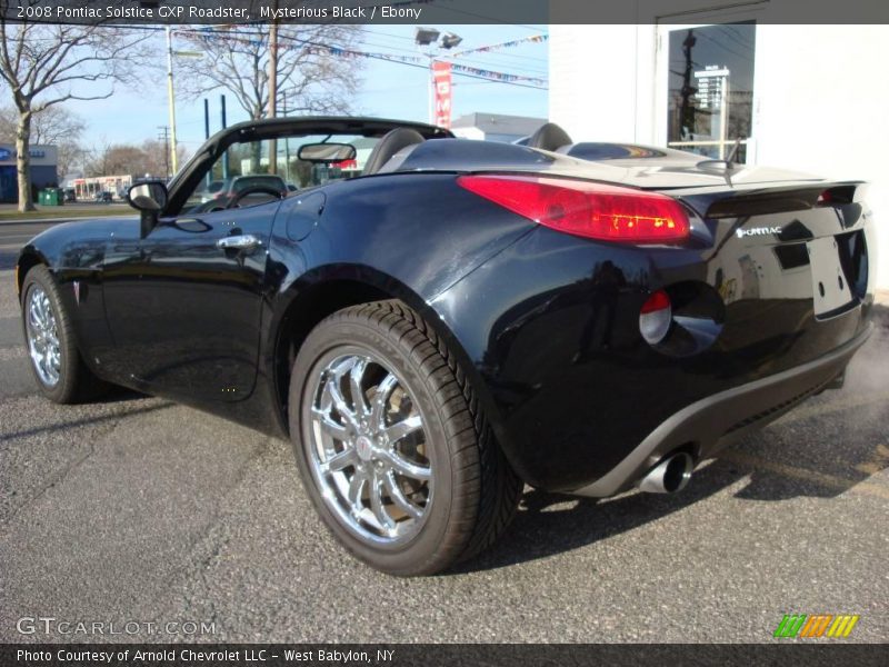 Mysterious Black / Ebony 2008 Pontiac Solstice GXP Roadster