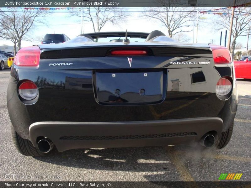 Mysterious Black / Ebony 2008 Pontiac Solstice GXP Roadster