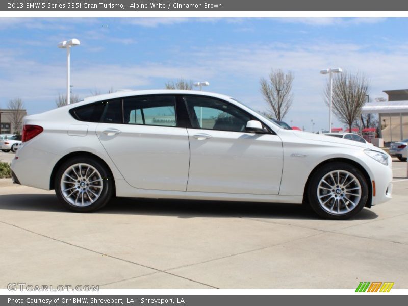  2013 5 Series 535i Gran Turismo Alpine White