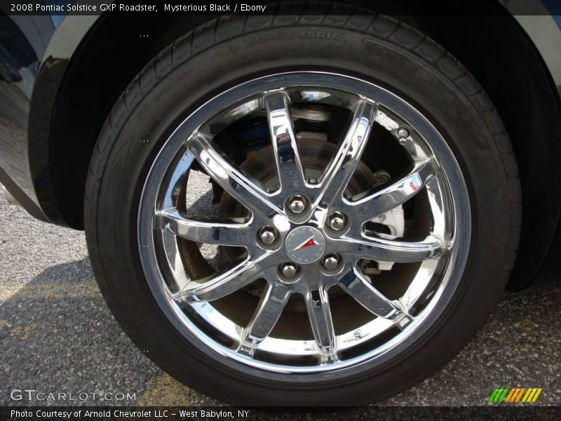 Mysterious Black / Ebony 2008 Pontiac Solstice GXP Roadster