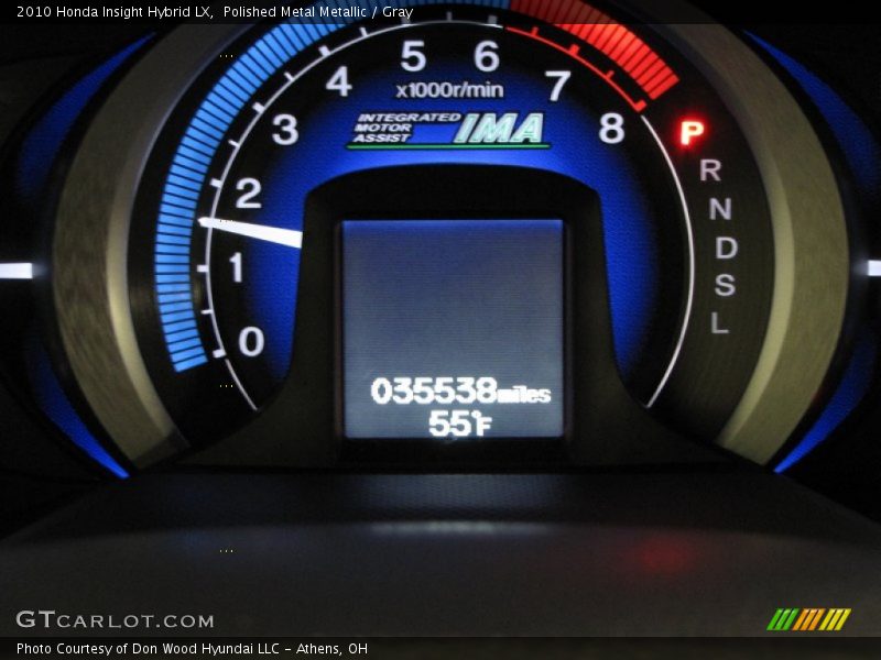 Polished Metal Metallic / Gray 2010 Honda Insight Hybrid LX