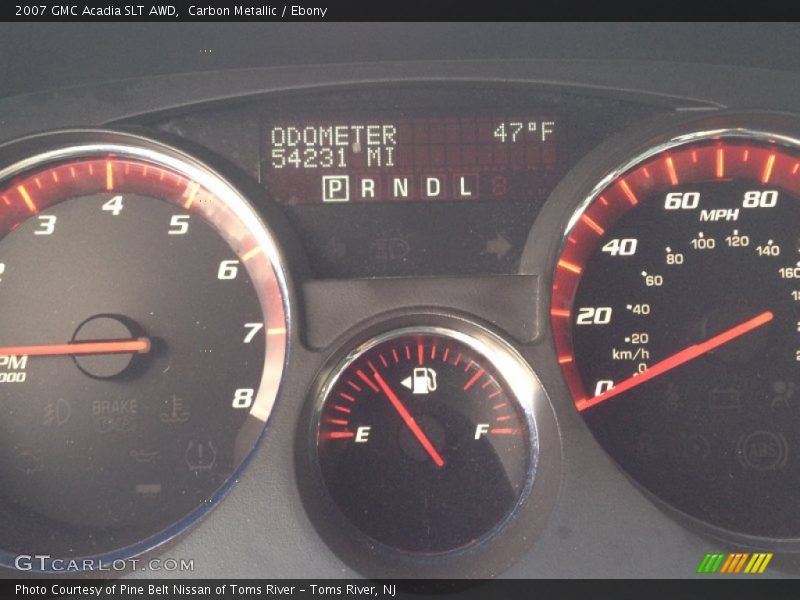 Carbon Metallic / Ebony 2007 GMC Acadia SLT AWD
