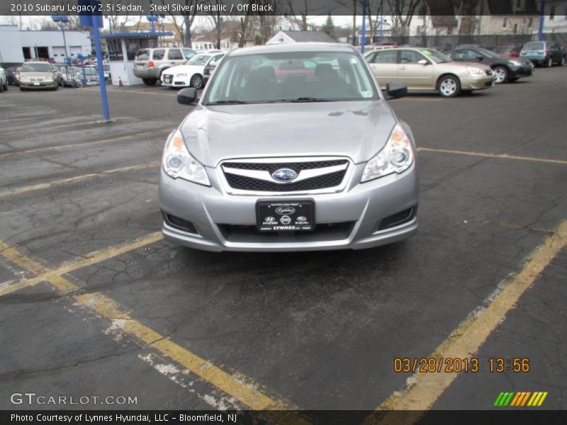 Steel Silver Metallic / Off Black 2010 Subaru Legacy 2.5i Sedan