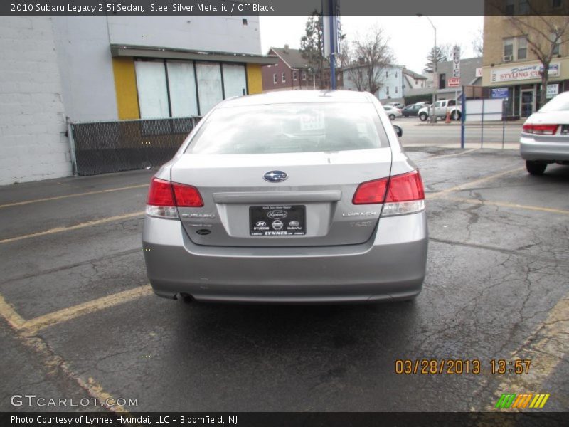 Steel Silver Metallic / Off Black 2010 Subaru Legacy 2.5i Sedan