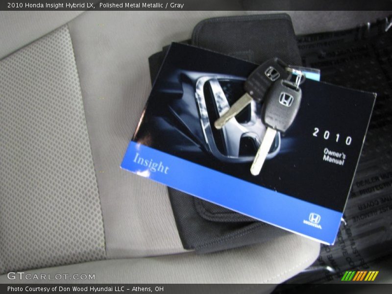 Polished Metal Metallic / Gray 2010 Honda Insight Hybrid LX