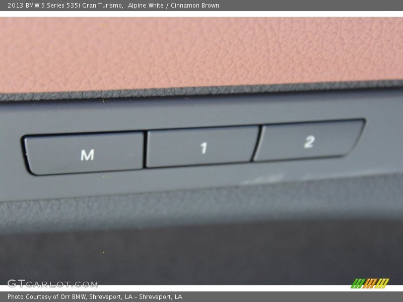 Alpine White / Cinnamon Brown 2013 BMW 5 Series 535i Gran Turismo