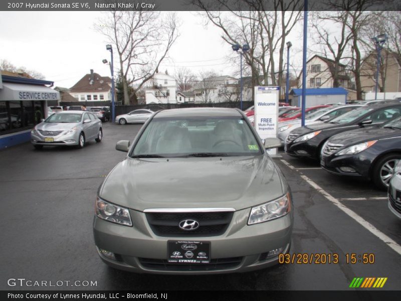 Natural Khaki / Gray 2007 Hyundai Sonata SE V6