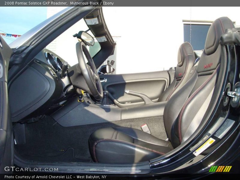 Mysterious Black / Ebony 2008 Pontiac Solstice GXP Roadster