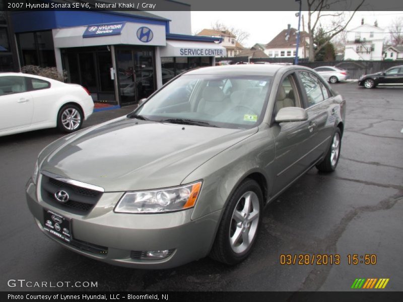 Natural Khaki / Gray 2007 Hyundai Sonata SE V6