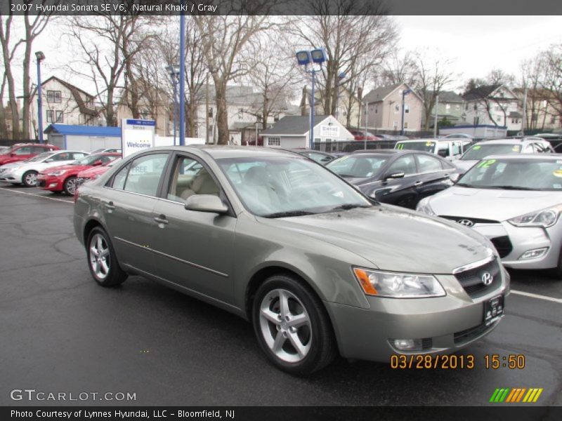 Natural Khaki / Gray 2007 Hyundai Sonata SE V6