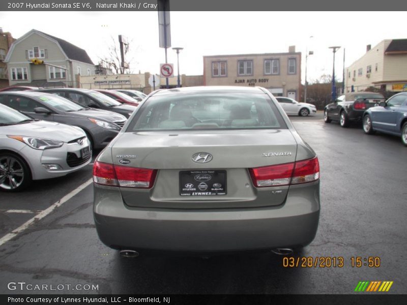 Natural Khaki / Gray 2007 Hyundai Sonata SE V6