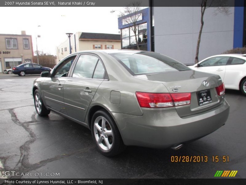Natural Khaki / Gray 2007 Hyundai Sonata SE V6