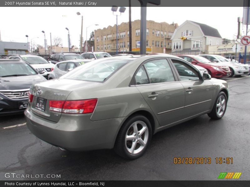 Natural Khaki / Gray 2007 Hyundai Sonata SE V6