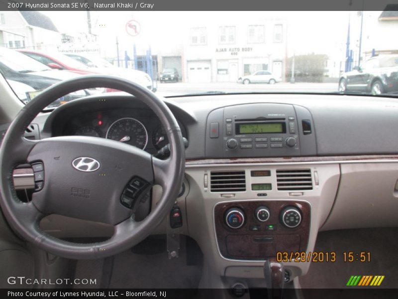 Natural Khaki / Gray 2007 Hyundai Sonata SE V6
