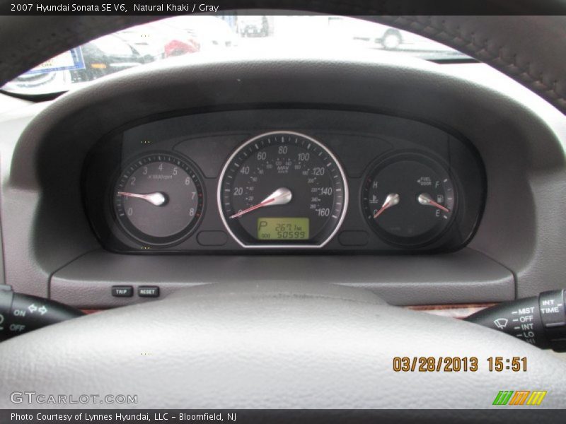 Natural Khaki / Gray 2007 Hyundai Sonata SE V6