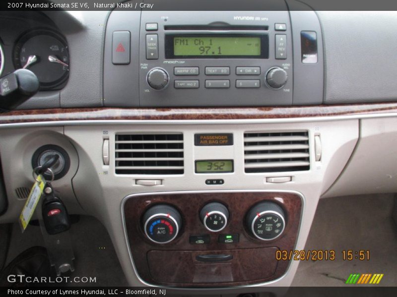 Natural Khaki / Gray 2007 Hyundai Sonata SE V6