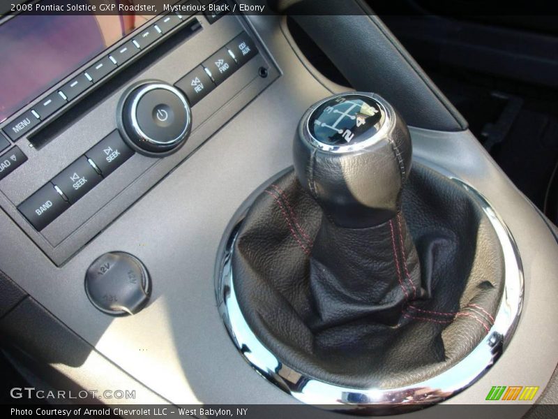 Mysterious Black / Ebony 2008 Pontiac Solstice GXP Roadster