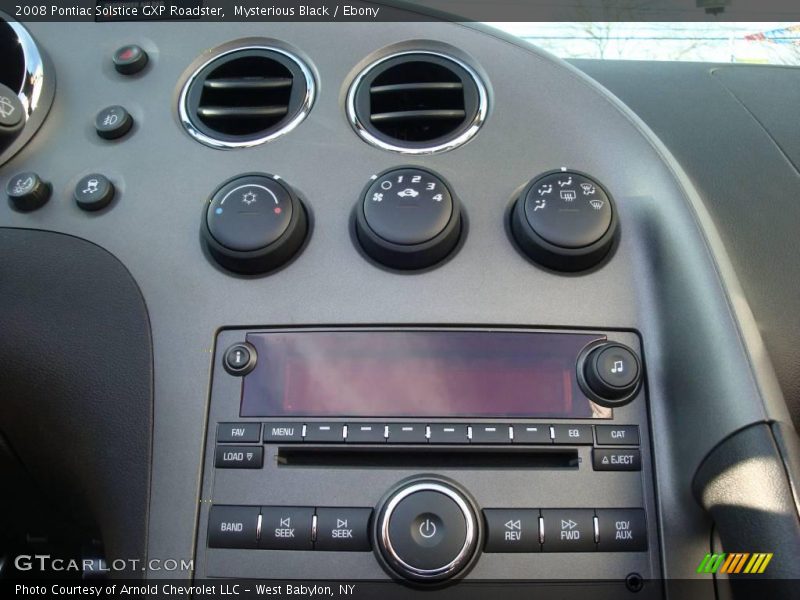 Mysterious Black / Ebony 2008 Pontiac Solstice GXP Roadster