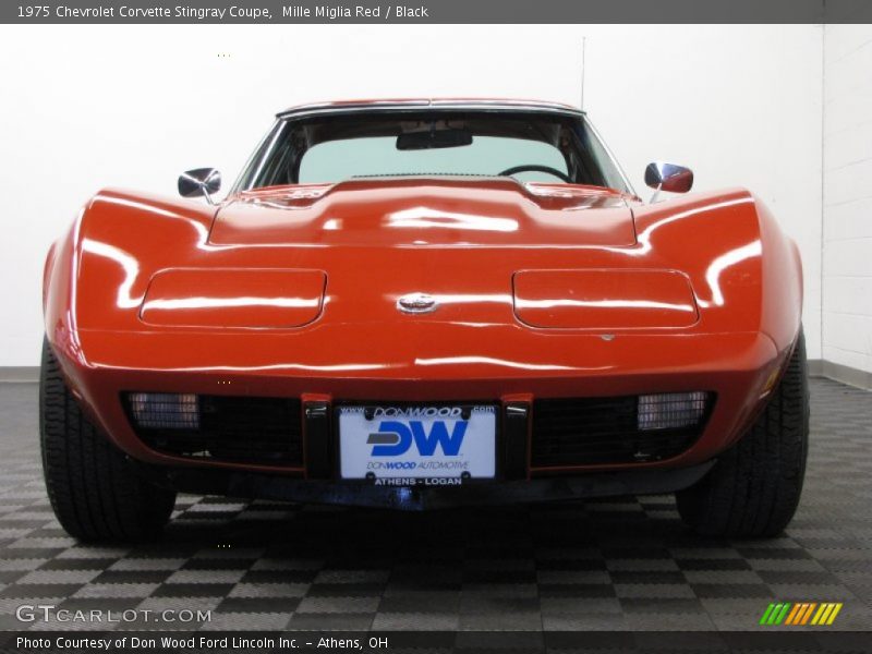 Mille Miglia Red / Black 1975 Chevrolet Corvette Stingray Coupe