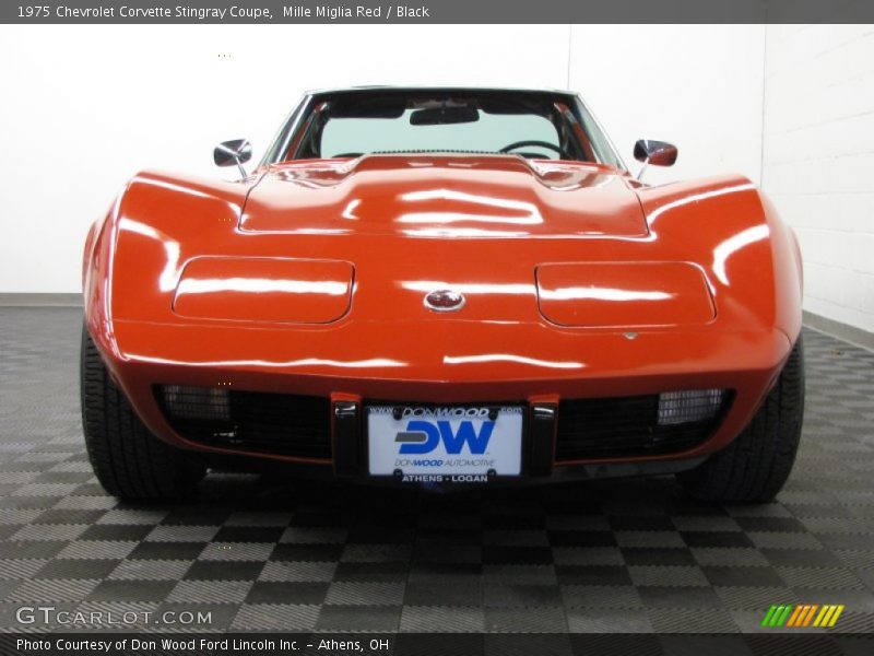 Mille Miglia Red / Black 1975 Chevrolet Corvette Stingray Coupe