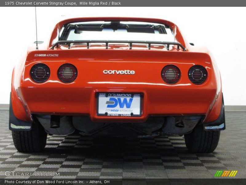 Mille Miglia Red / Black 1975 Chevrolet Corvette Stingray Coupe