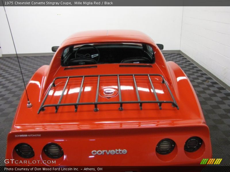 Mille Miglia Red / Black 1975 Chevrolet Corvette Stingray Coupe