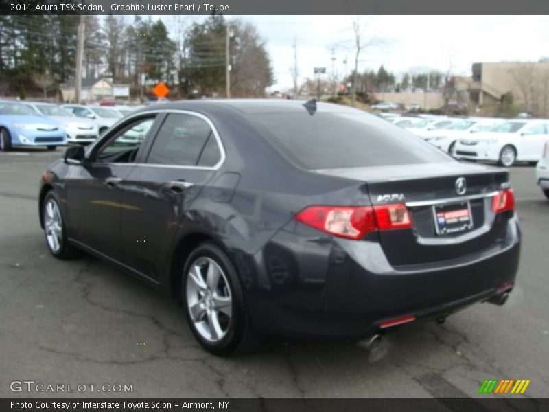 Graphite Luster Pearl / Taupe 2011 Acura TSX Sedan