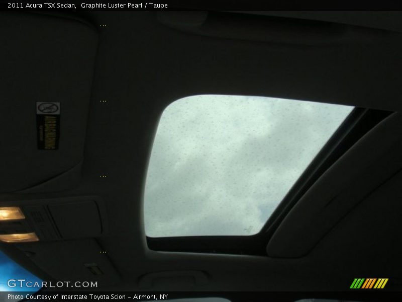Graphite Luster Pearl / Taupe 2011 Acura TSX Sedan