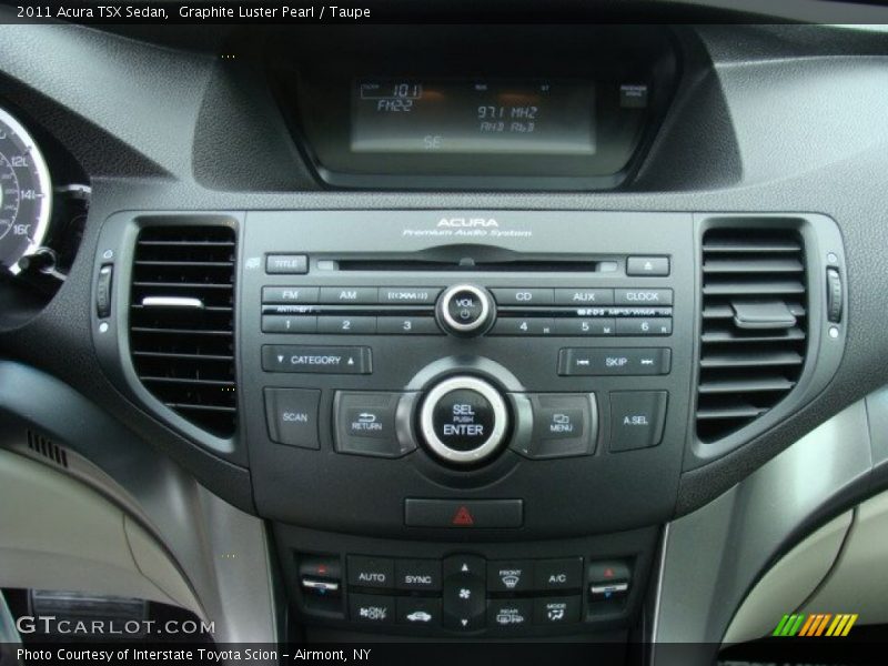 Graphite Luster Pearl / Taupe 2011 Acura TSX Sedan