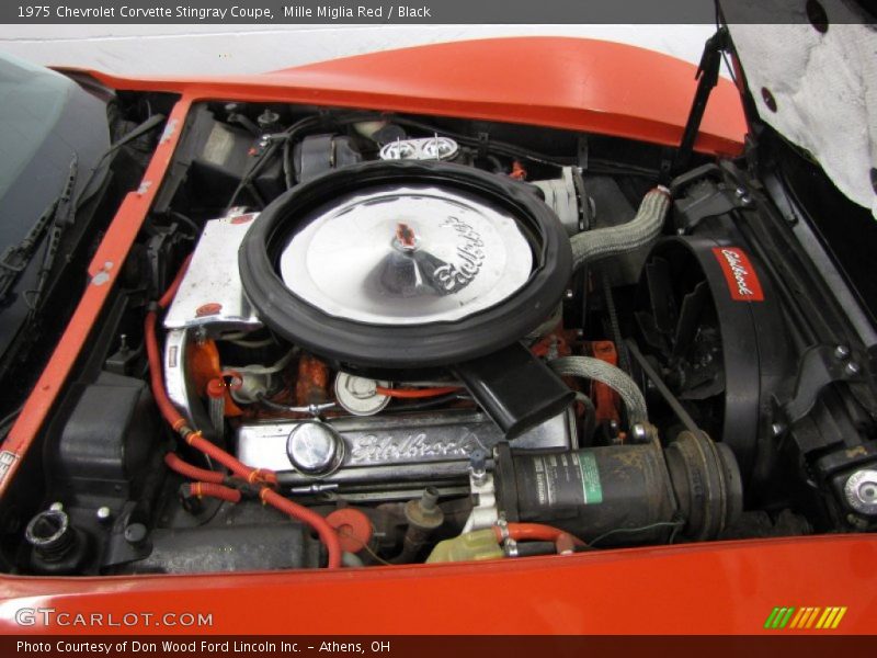  1975 Corvette Stingray Coupe Engine - 350 cid OHV 16-Valve V8