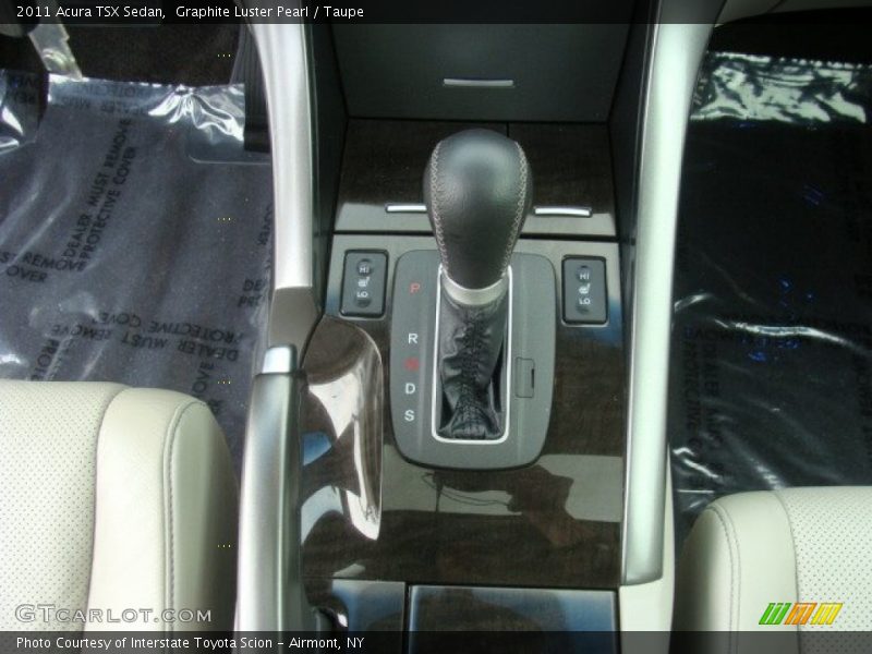 Graphite Luster Pearl / Taupe 2011 Acura TSX Sedan