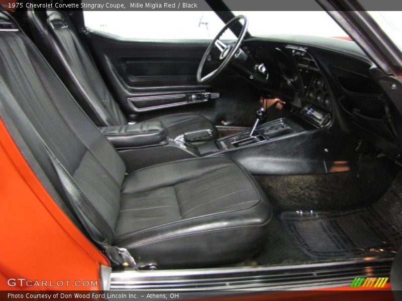  1975 Corvette Stingray Coupe Black Interior