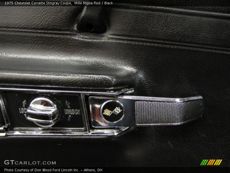 Mille Miglia Red / Black 1975 Chevrolet Corvette Stingray Coupe