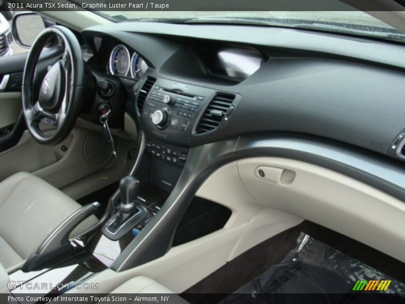 Graphite Luster Pearl / Taupe 2011 Acura TSX Sedan