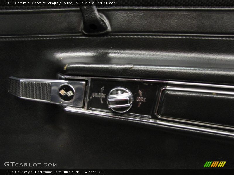 Mille Miglia Red / Black 1975 Chevrolet Corvette Stingray Coupe