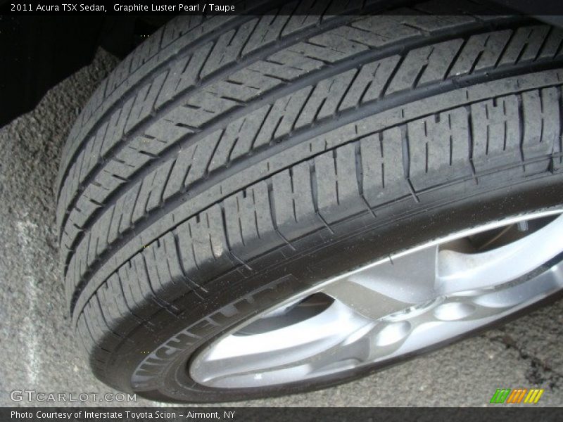 Graphite Luster Pearl / Taupe 2011 Acura TSX Sedan