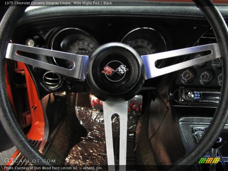 Mille Miglia Red / Black 1975 Chevrolet Corvette Stingray Coupe