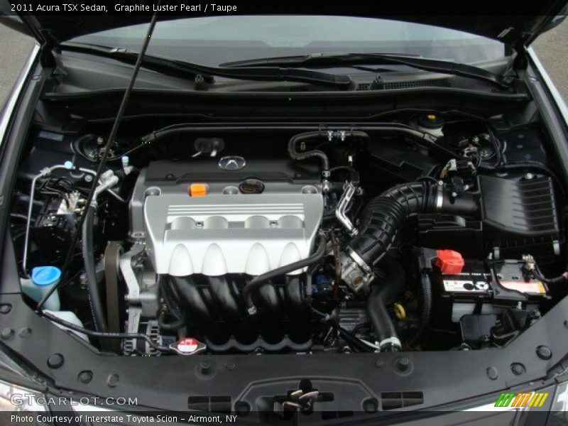 Graphite Luster Pearl / Taupe 2011 Acura TSX Sedan
