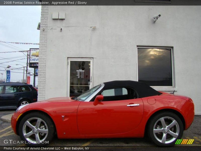 Aggressive Red / Ebony 2008 Pontiac Solstice Roadster