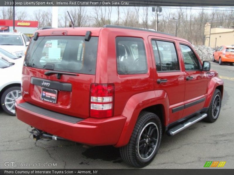Inferno Red Crystal Pearl / Dark Slate Gray 2010 Jeep Liberty Sport 4x4