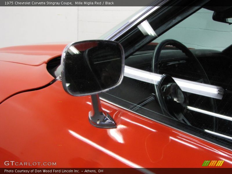 Mille Miglia Red / Black 1975 Chevrolet Corvette Stingray Coupe