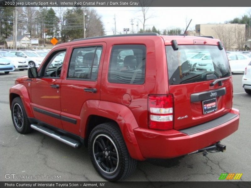 Inferno Red Crystal Pearl / Dark Slate Gray 2010 Jeep Liberty Sport 4x4