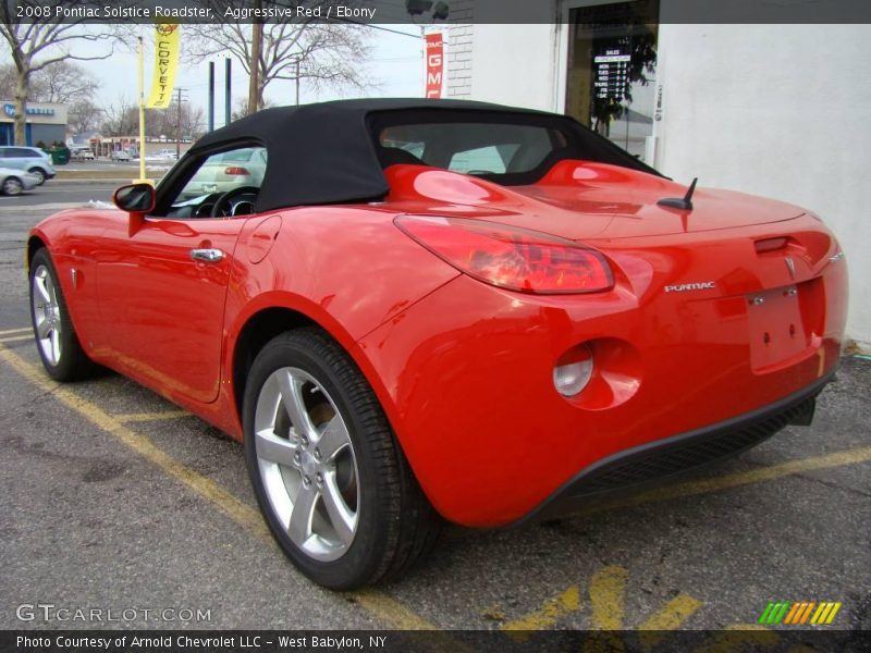 Aggressive Red / Ebony 2008 Pontiac Solstice Roadster