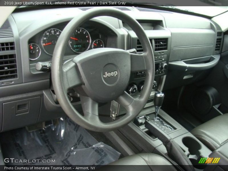 Inferno Red Crystal Pearl / Dark Slate Gray 2010 Jeep Liberty Sport 4x4