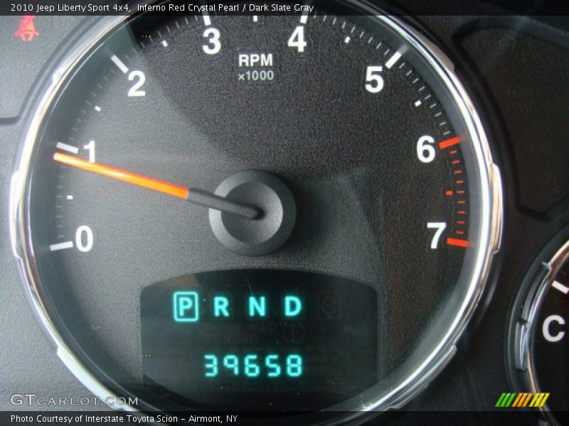 Inferno Red Crystal Pearl / Dark Slate Gray 2010 Jeep Liberty Sport 4x4