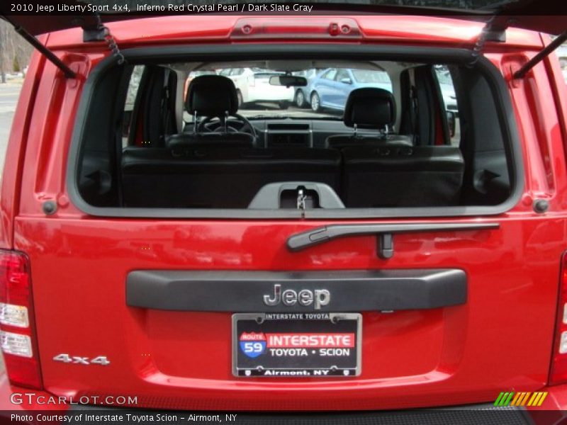 Inferno Red Crystal Pearl / Dark Slate Gray 2010 Jeep Liberty Sport 4x4