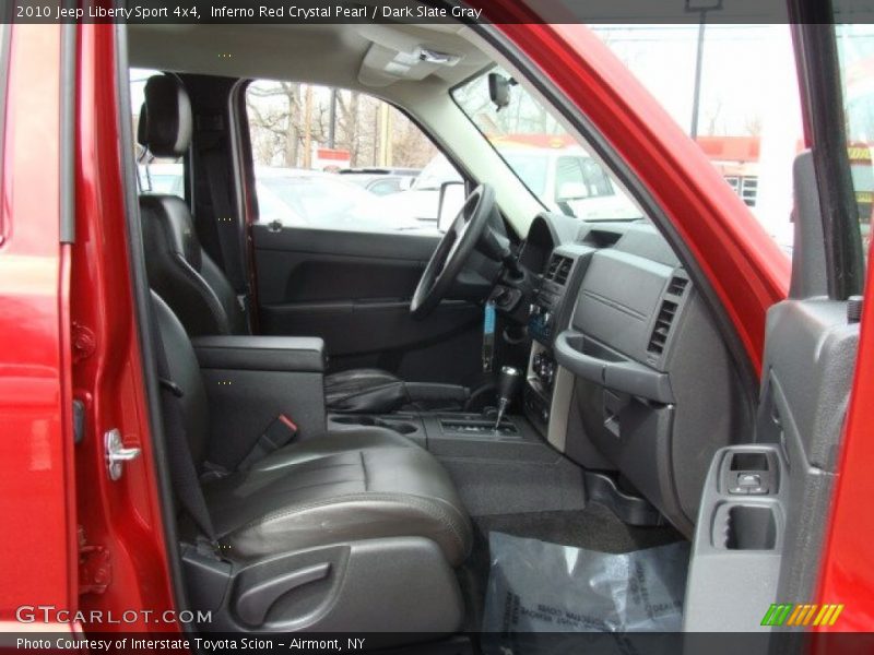 Inferno Red Crystal Pearl / Dark Slate Gray 2010 Jeep Liberty Sport 4x4