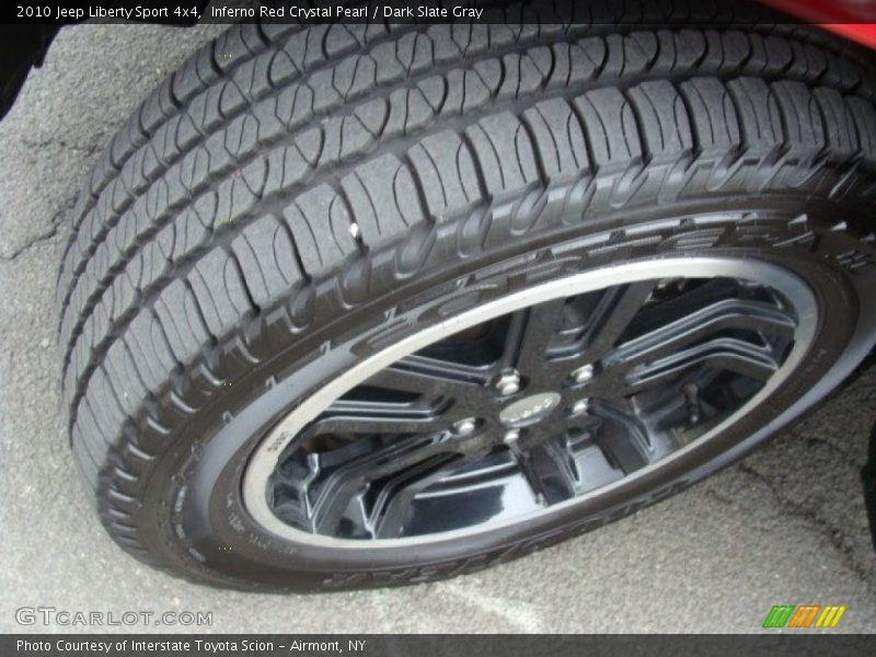 Inferno Red Crystal Pearl / Dark Slate Gray 2010 Jeep Liberty Sport 4x4